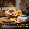 Angle Grinder Polishing Pads 3-Piece Set
