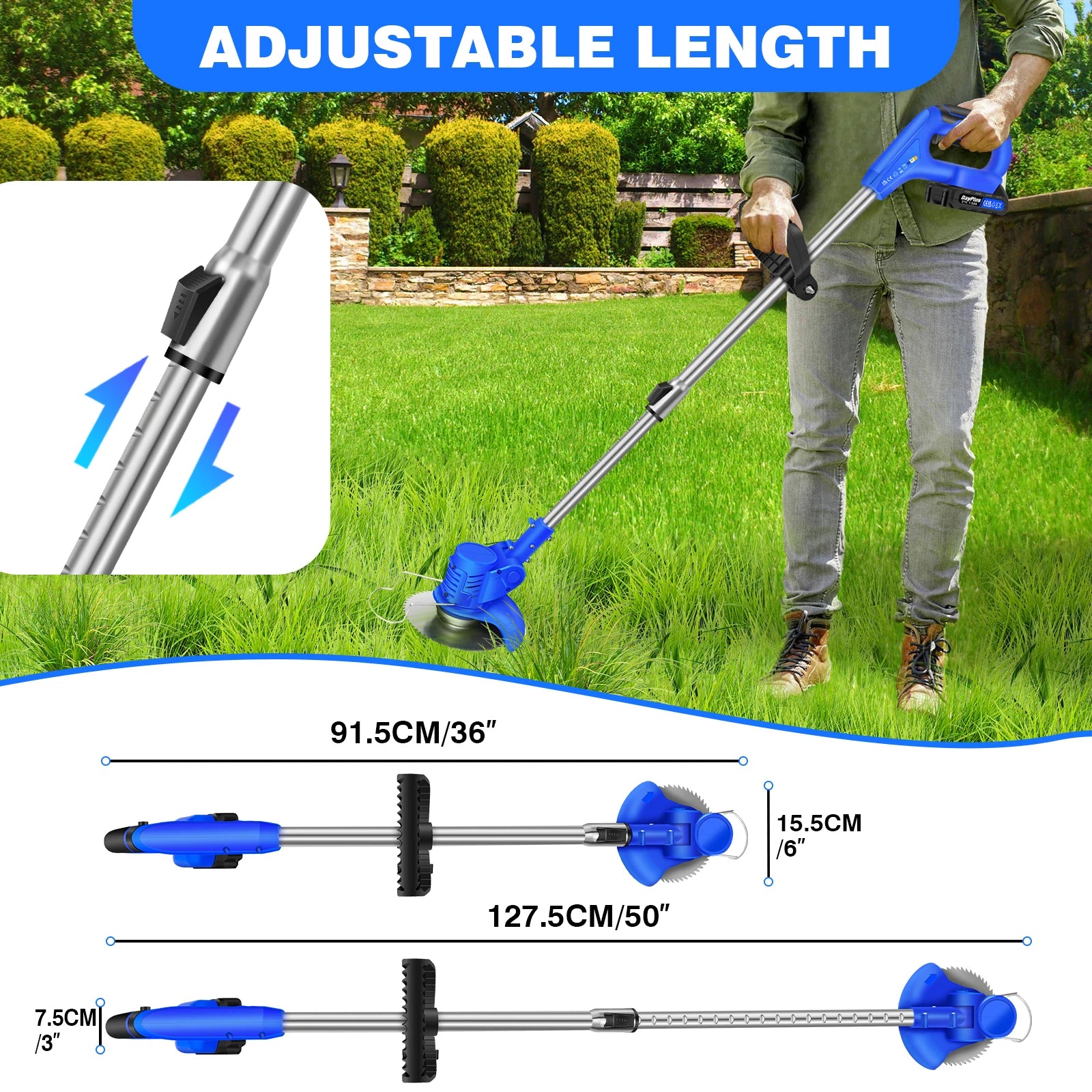 3 in 1 Cordless Electric Grass Trimmer