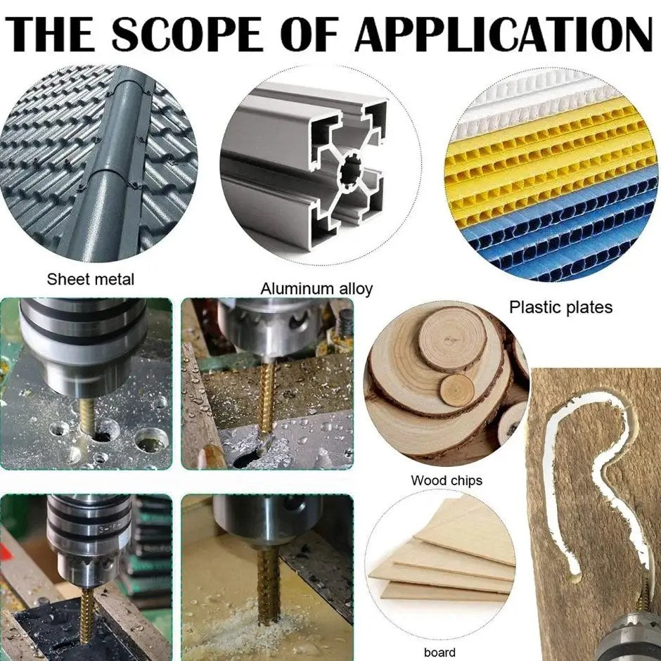 Cuts wood, aluminium and plastic