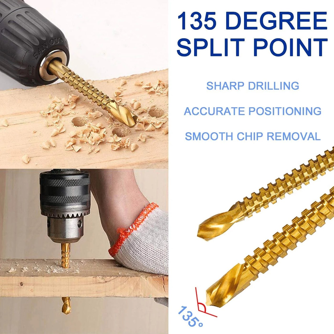 Split point tip