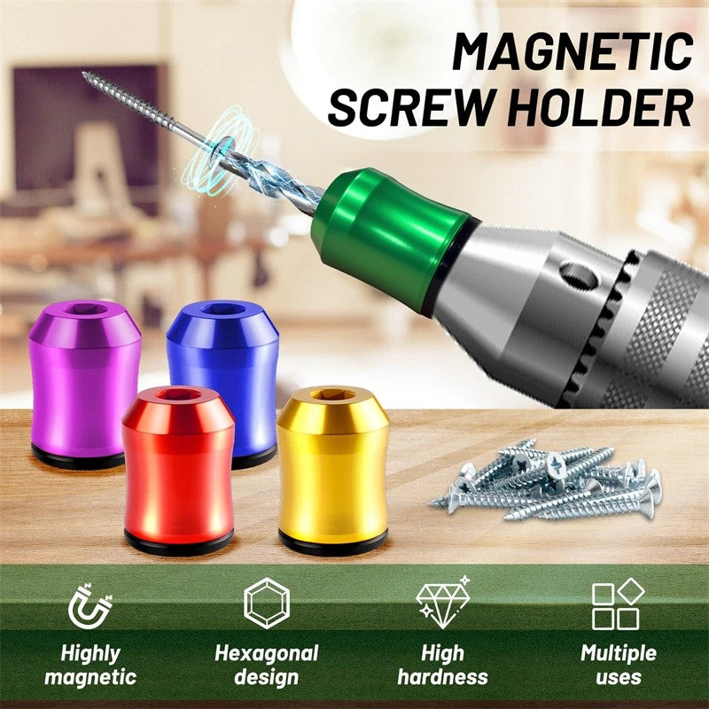5-Piece Magnetic Screw Holder Ring Set