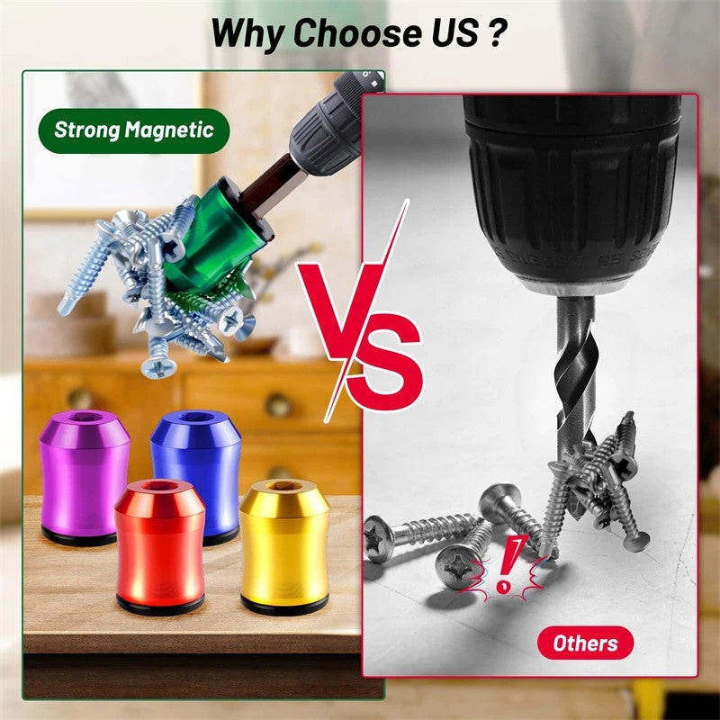 Magnetic ring versus plain bit