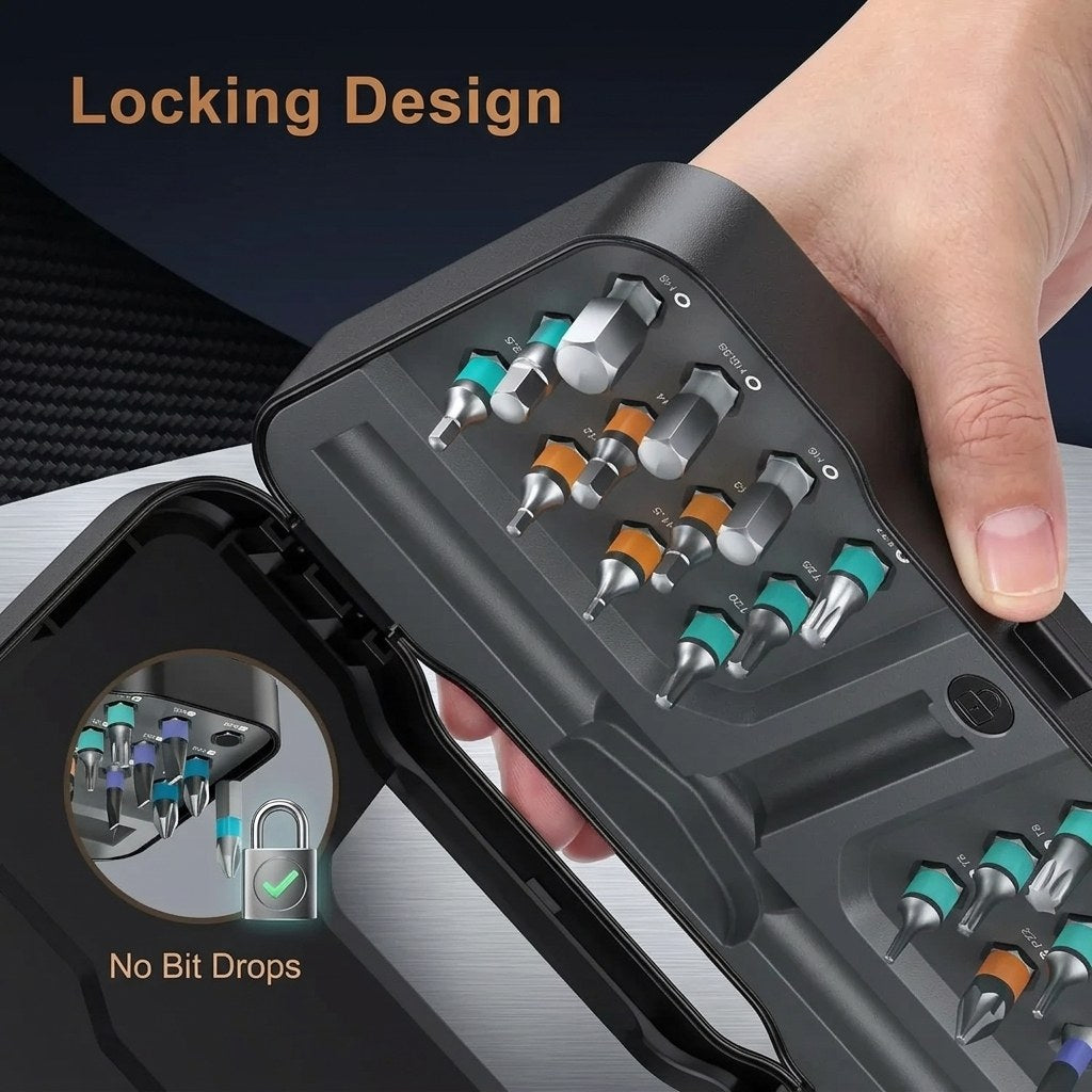 Colour-ringed bits in the case