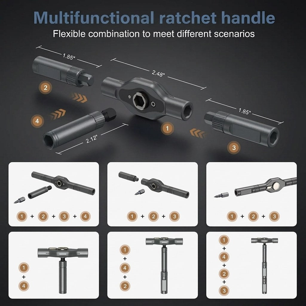 T-handle and extension shaft
